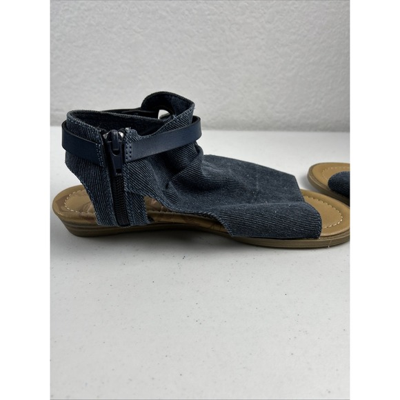 Blowfish Canvas Sandals Women's‎ Size 6.5 Shoes Denim Upper - Picture 7 of 9
